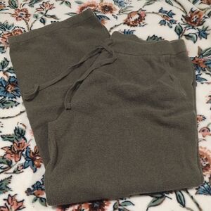 GAP Olive Green Plush Fleece Pants